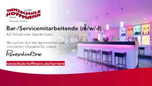 Ausschreibung Servicekraft in der ADTV Tanzschule Hoffmann in Braunschweig